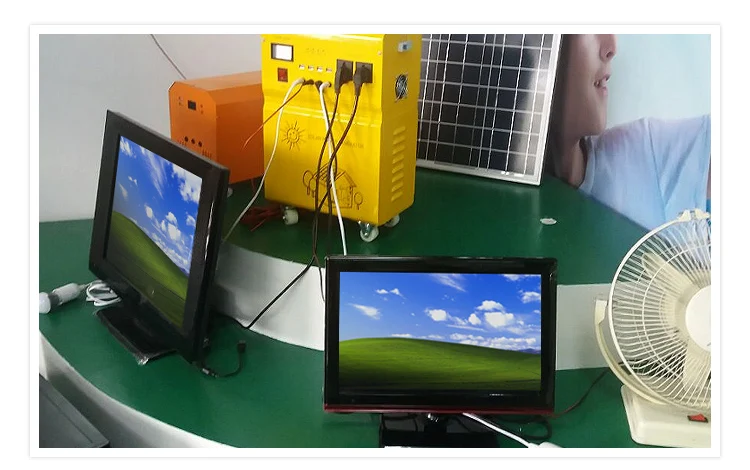 Инвертор для хранения энергии на аккумуляторах 12 В постоянного тока, 500 Вт, портативная электростанция, домашнее освещение, мини Сетевая солнечная энергетическая система