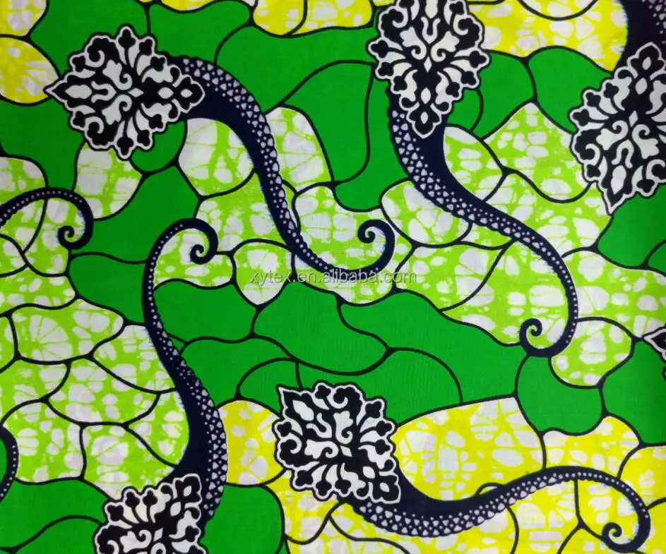 Ткань с африканскими восковыми принтами