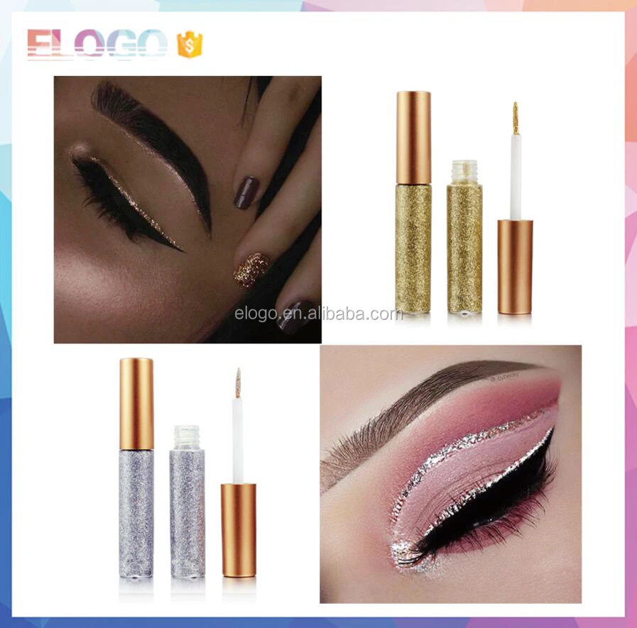 
Hot makeup products shiny liquid glitter eyeshadow eye liner makeup waterproof glitter liquid eyeshadow eyeliner 
