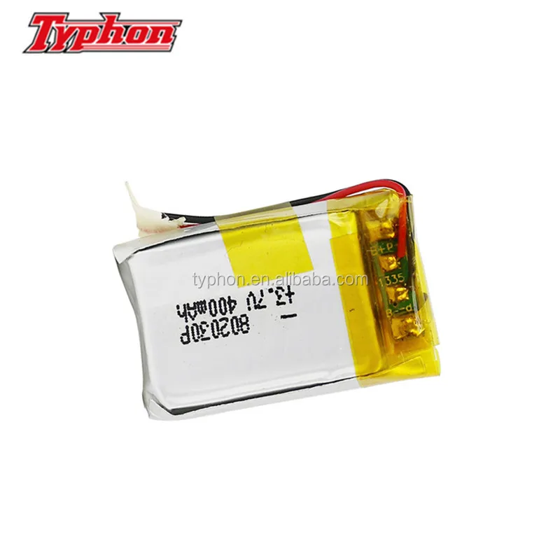 Li-Polymer Li Ion lp432543 3.7V 400Mah Lithium Polymer Lipo Li-Ion Battery Pack
