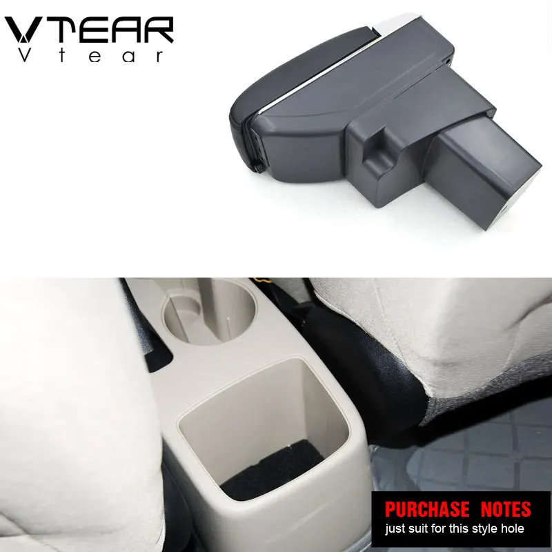  Подлокотник Vtear для Hyundai Solaris accent усиленный двухслойный центральный подлокотник с USB-зарядкой держатель чашки аксессуары