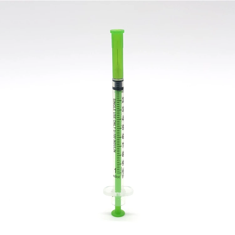 
1ml Disposable Insulin Syringe with Fixed Needle Syringe With Cap 