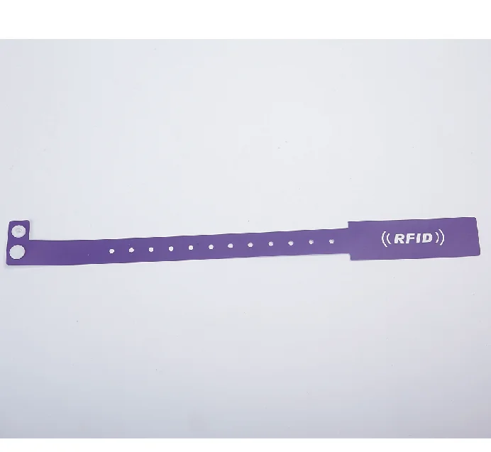 RFID paper wristband for disposable/single/one time use