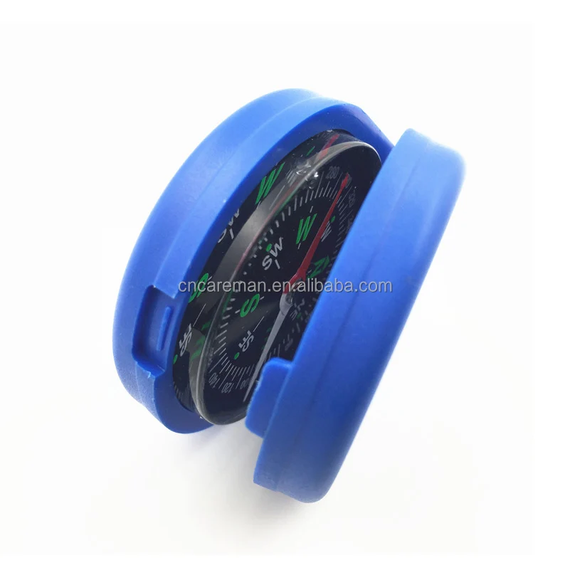 Hiking Plastic Flip Compass with Signal Mirror, Clamshell Pocket Gift Compass with Mirror Surviving Gadet OEM Orders Accepted