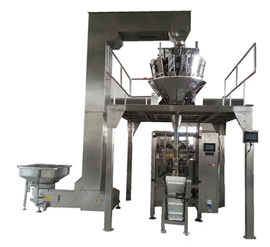 Full Automatic Multi-head Weigher Packaging Machine For Wheat / Rice