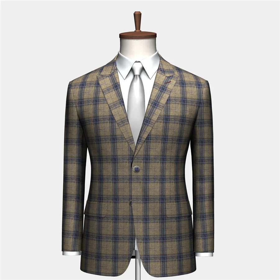 Полиэстер, искусственный материал, ткань с принтом окон, текстурированный мужской костюм, Блейзер, пальто, тяжелая ткань, поставщик текстиля Гуанчжоу