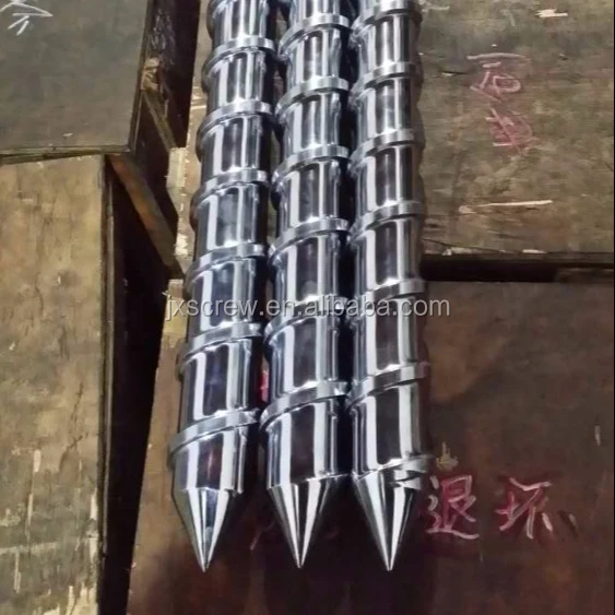 Биметаллический впрыскивающий винтовой цилиндр