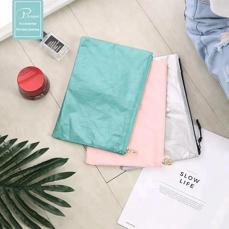 P.Travel Custom Logo Fashionable Breathable Christmas Blank Zipper Clutch Cosmetic Pouch Wallet