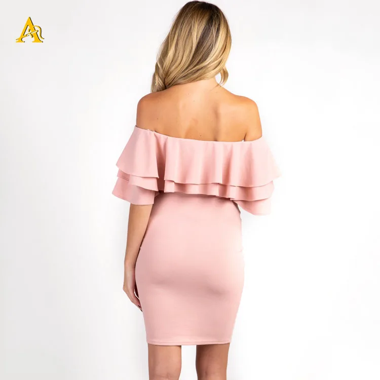 Hot Sale Womens Cowl Neck Maternity Dress Sexy Off Shoulder Maternity Clothing Dresses Women