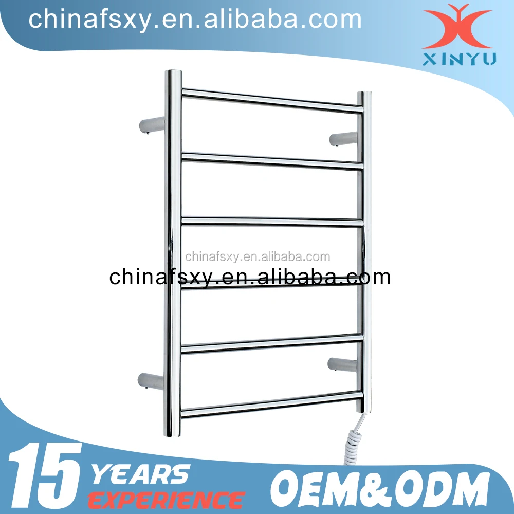 High polishing Electric Heated Towel warmer with timer