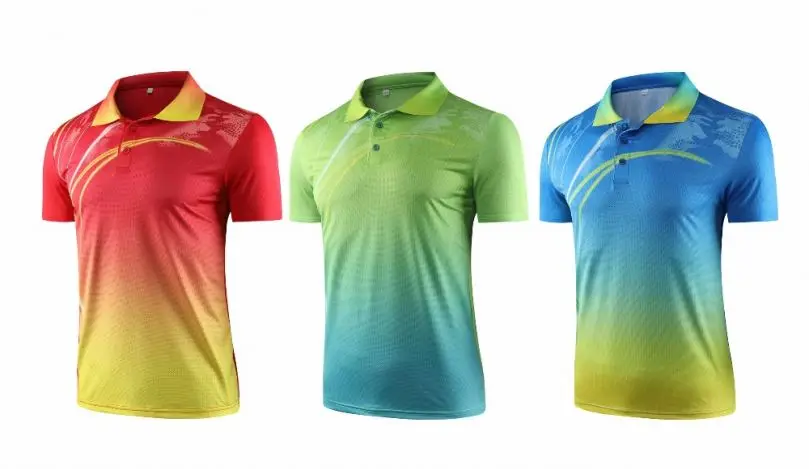 Wholesale unisex custom printing tennis wear polo shirt with high quality