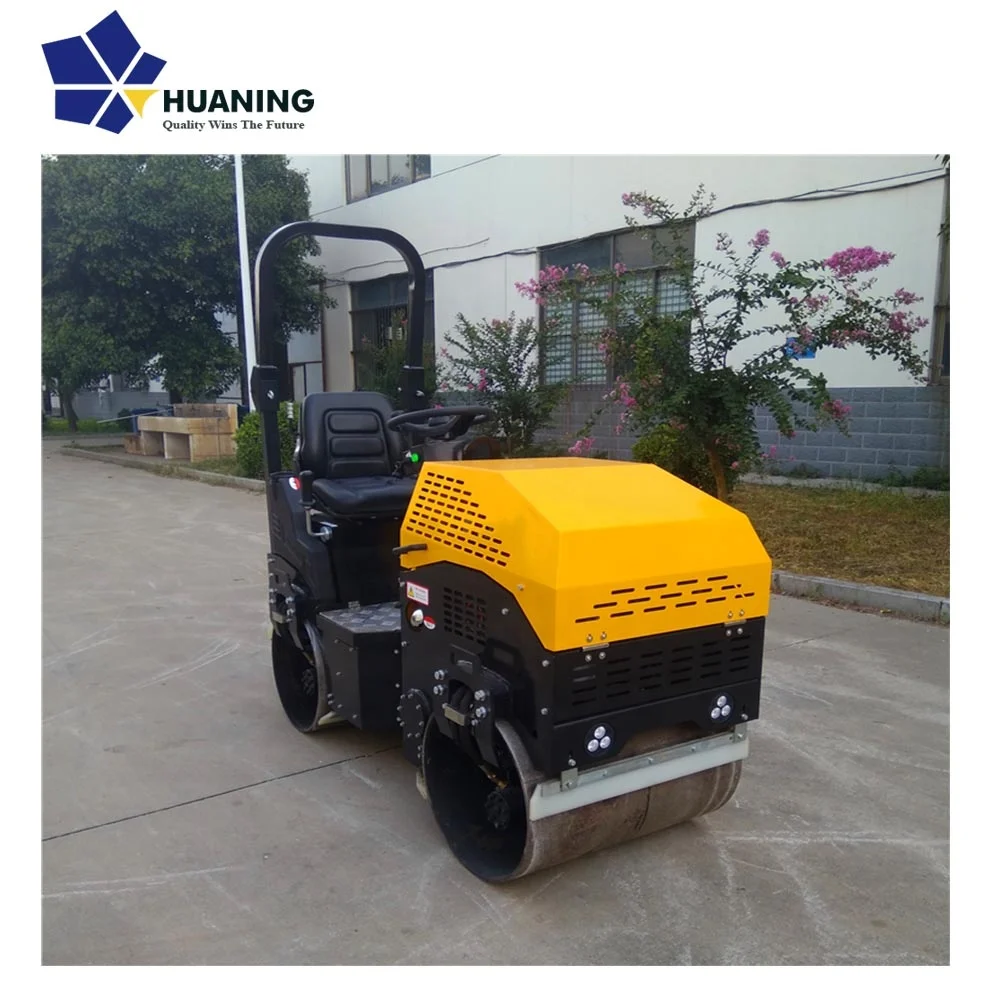 1000 kg ride on diesel engine compactor road roller