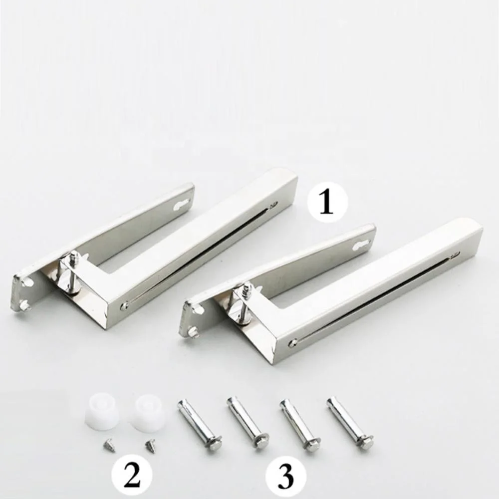 Регулируемый кронштейн для полки алюминиевый угловой крепления панели оптом из нержавеющей стали Современная другая фурнитура