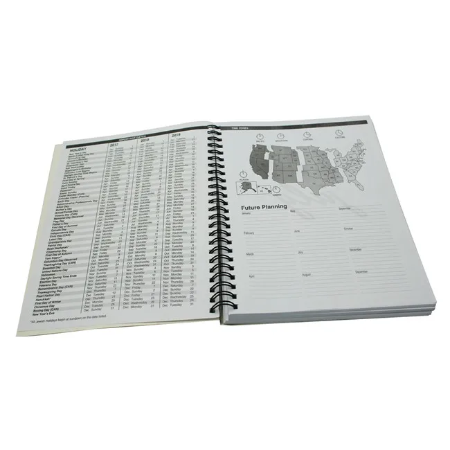 
Cheap Custom Brand Paper Spiral School Notebook 