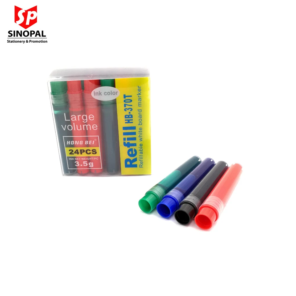 Factory sell 24 pieces pack replace Ink bottle ink cartridge for markers