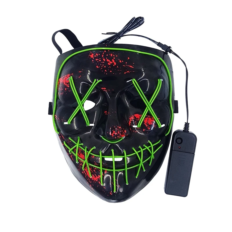 light up face party masks led mask Halloween