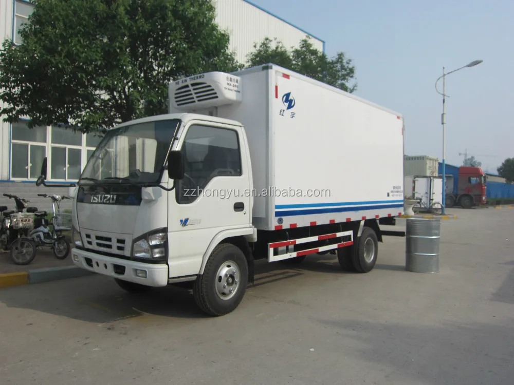 3-8tons thermo king refrigerated small trucks/cooling van truck/dongfeng refrigerator truck Manufacturers