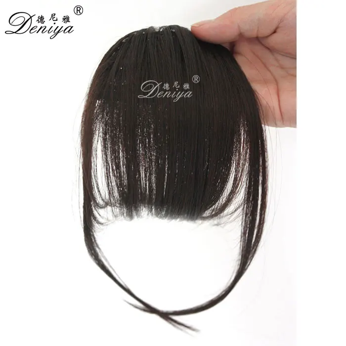 
Hot sale easy clip in bangs, fashion synthetic fringe 