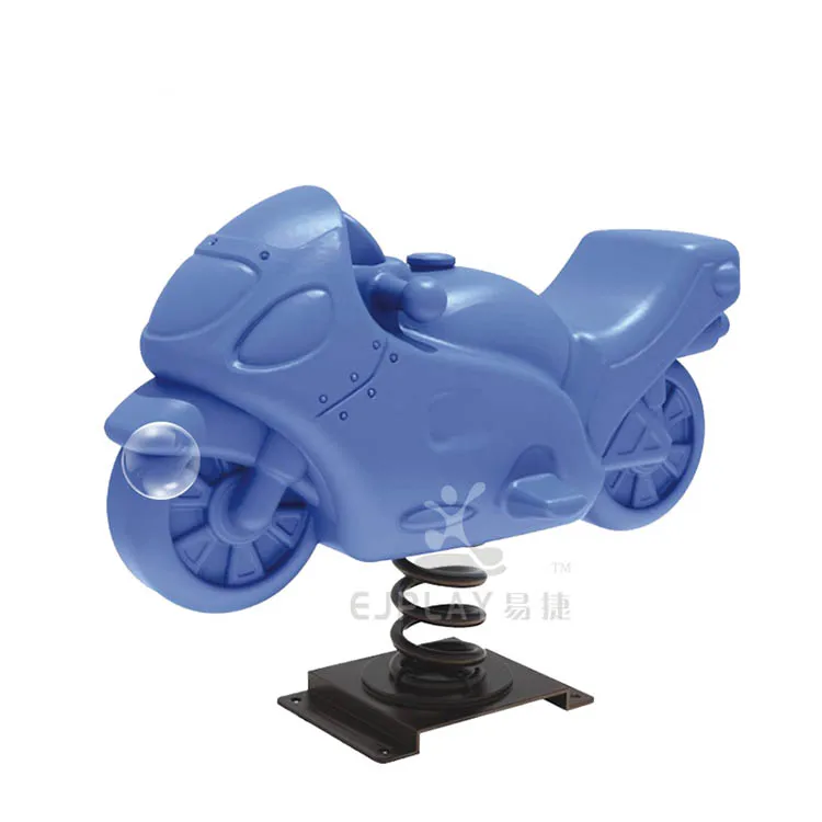 Pilot Spring Rider For Kids Outside  Plastic Outdoor Spring Ride Rocking Horse Toy