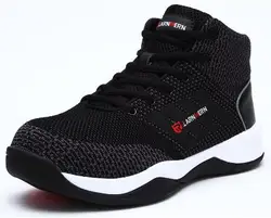 Мужские защитные ботинки LARNMERN со стальным носком, дышащая легкая рабочая обувь, строительные защитные ботинки