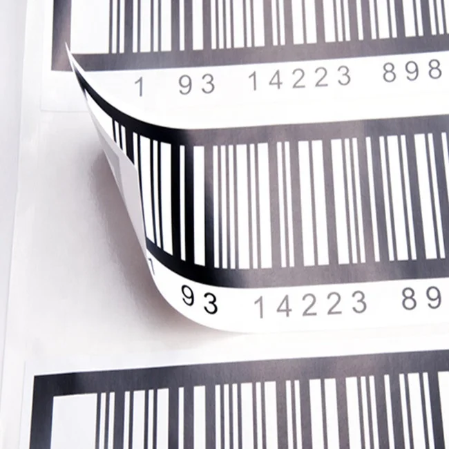 Printing cheap adhesive sticker label, hs codes sticker