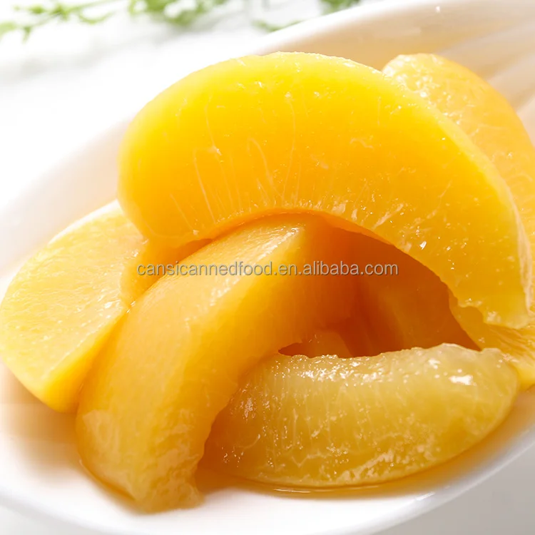 Factory Supply High Quality Canned Yellow Peach Dices in Light or Heavy Syrup Peaches in Jars