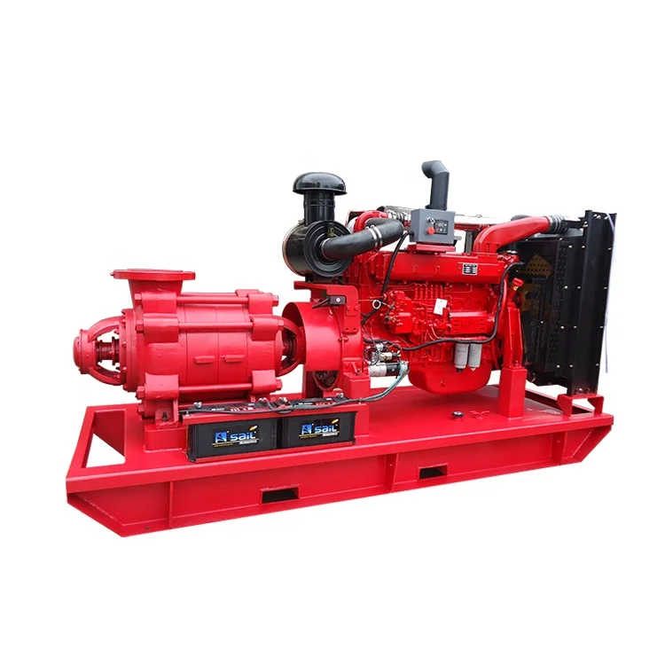 Good Quality Agriculture Equipment High Head Farm Irrigation Water Pump with Diesel Engine