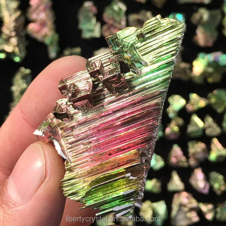 Wholesale Natural Fancy Bismuth Mineral Ore Crystals for Sale