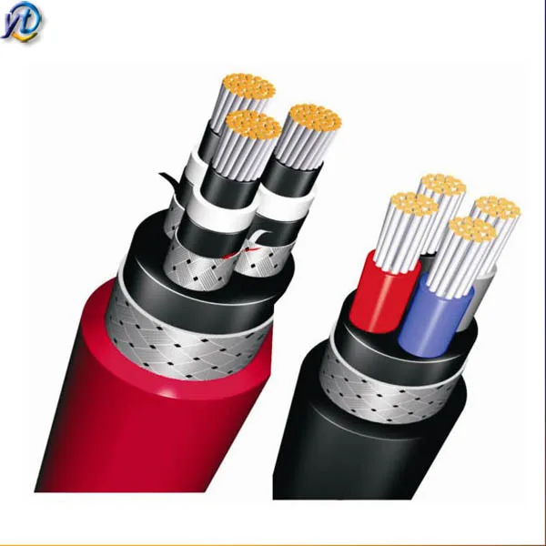 heat resistant oil proof flame retardant flexible armored tinned marine cable