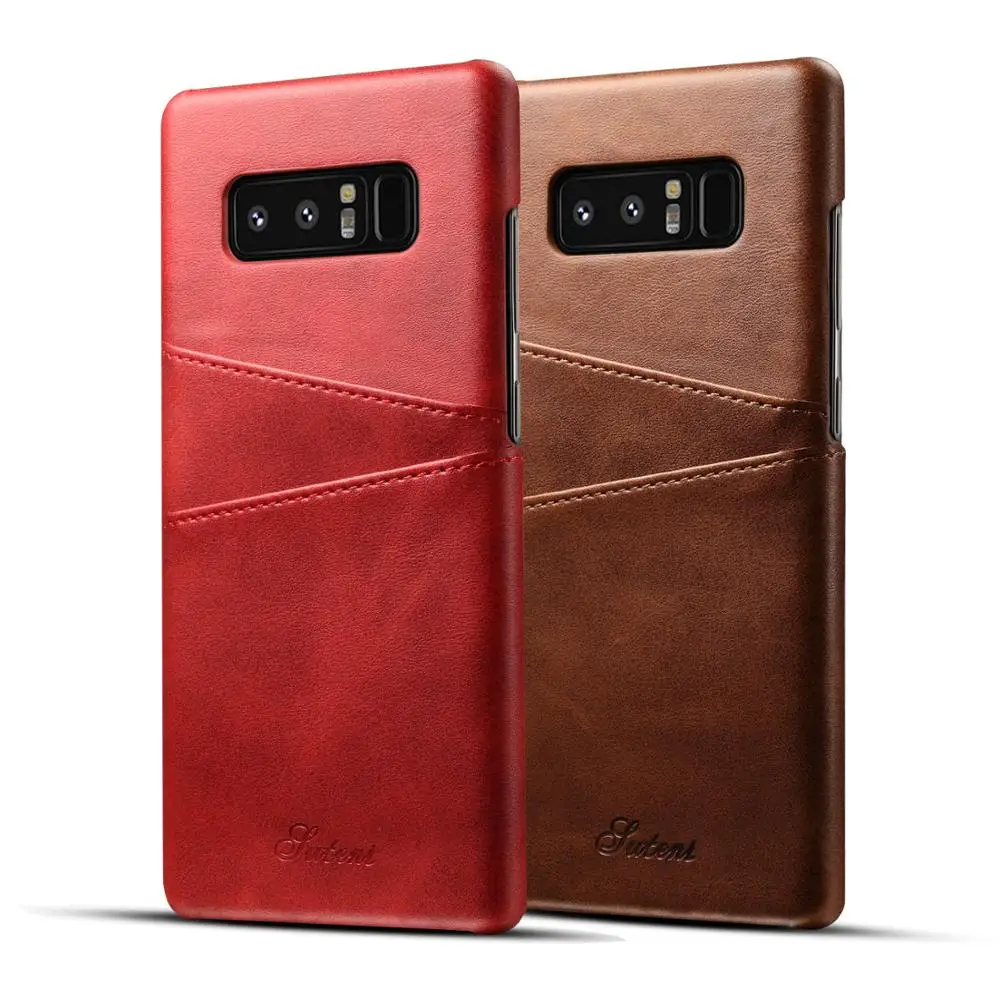 Sale Calf striae wallet cell phone case, PU leather case phone for Samsung Galaxy Note 8 case