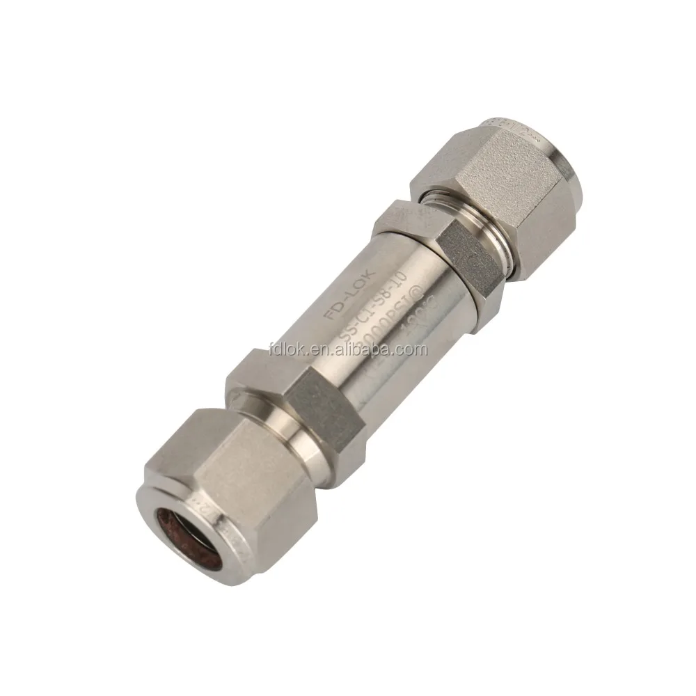 316 Stainless Steel Miniature CO2 Spring Check Valves