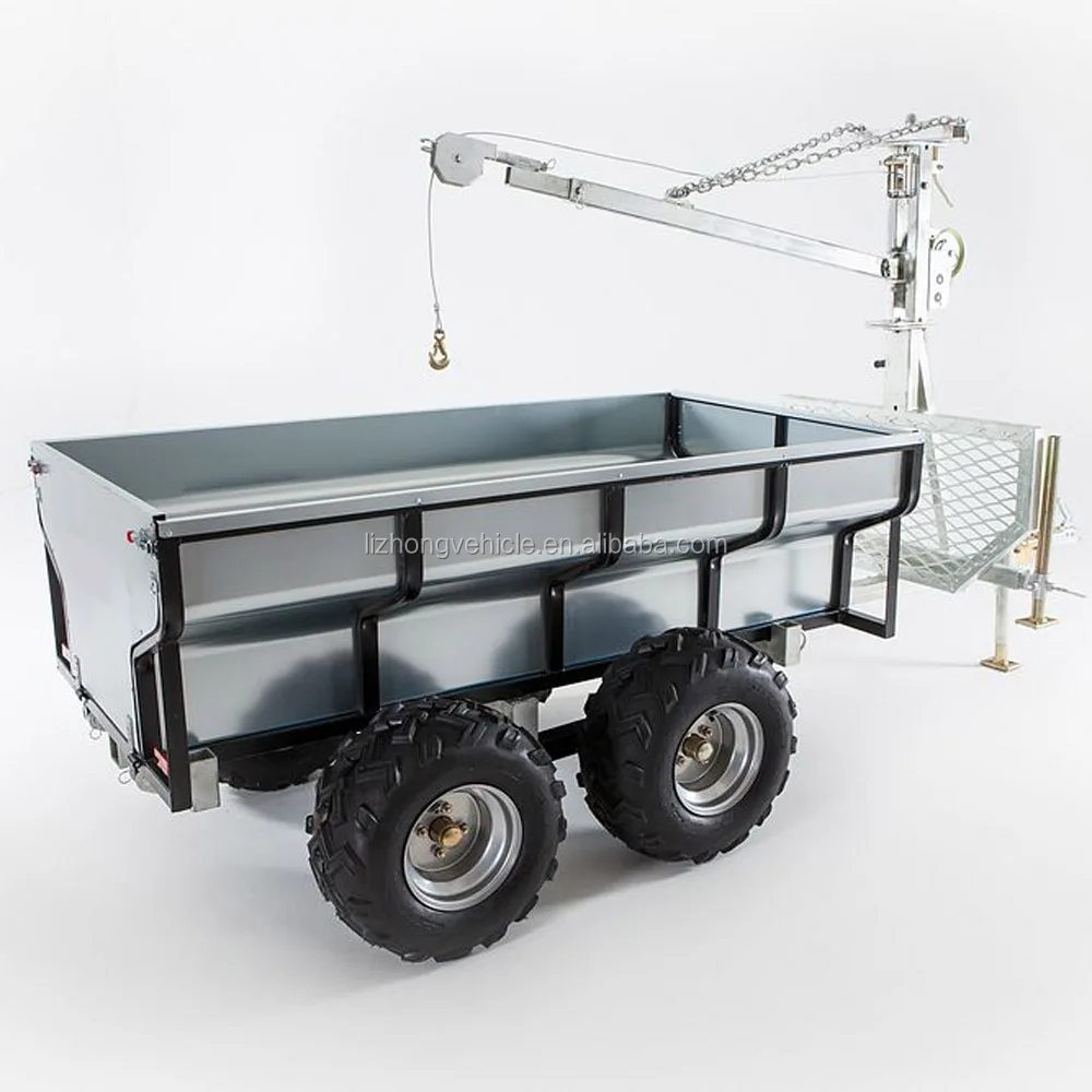 China wholesale atv trailer with crane,atv utility trailer,atv wagon trailer