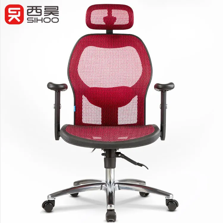 Высокое качество Прочный Поворотный эргономичный исполнительный Регулируемый офисный стул с колесами