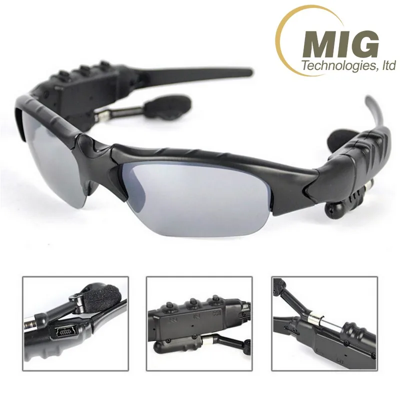 Original Shenzhen Factory Wireless Headphone BT Sunglasses Headset Music Sun Glasses Earphone for Driving Stereo
