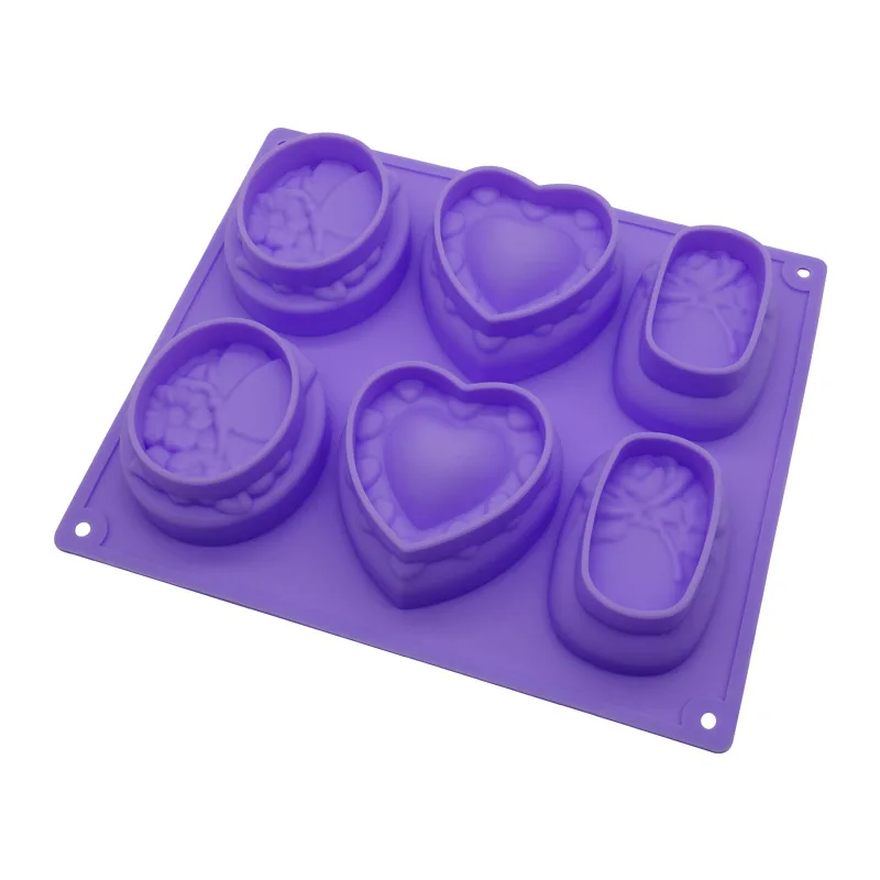 New Arrived  DIY  Homemade Silicone Soap Molds