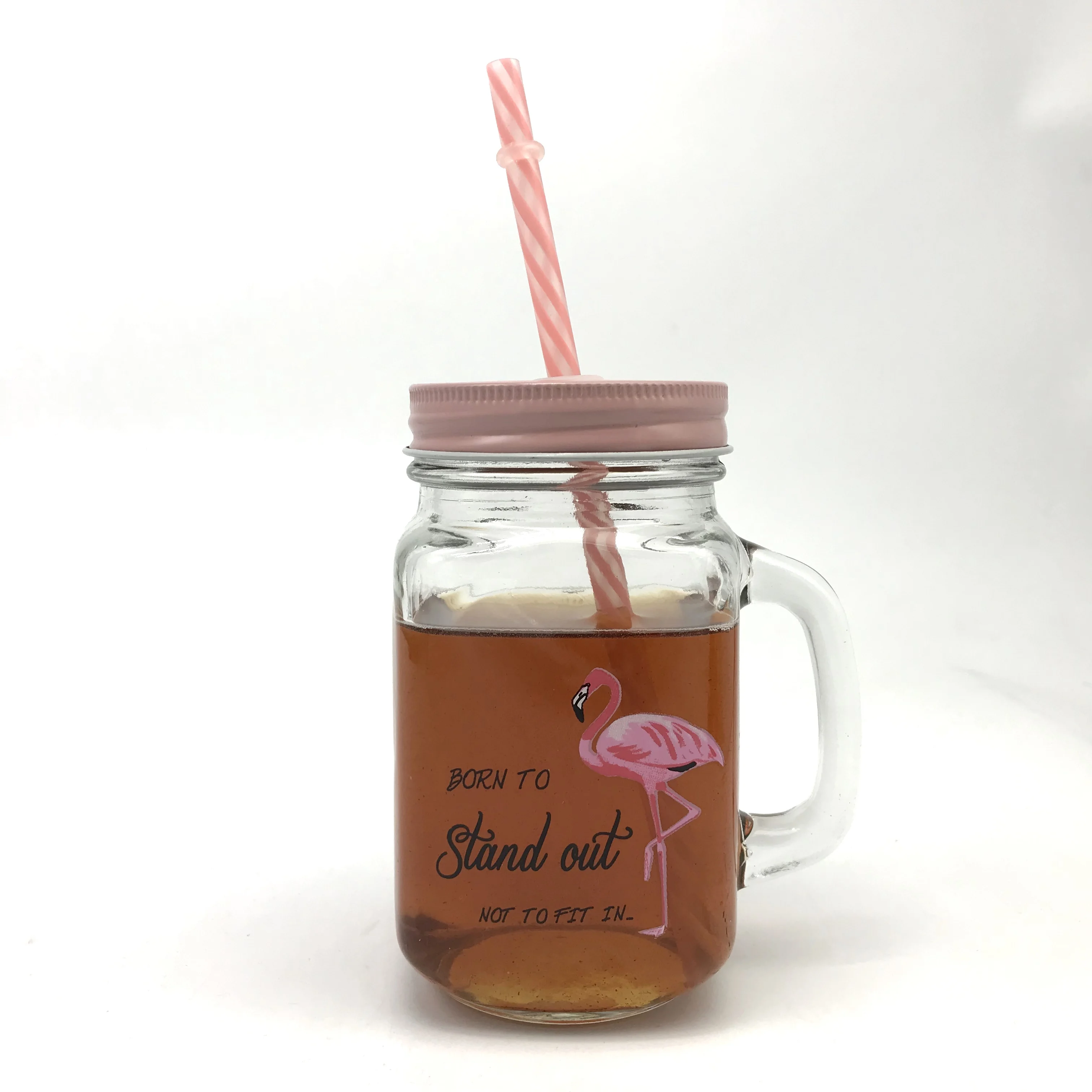 
ox shape glass mason jar wholesale with custom lids 
