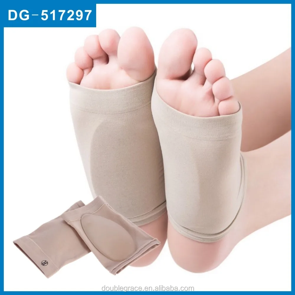 Эластичный стельки массаж ног pad арка поддержка рукав, гель площадку ноги рукав / силиконовый гель подушк