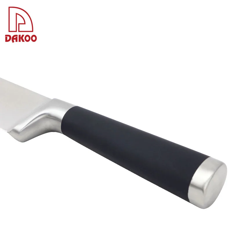 Yangjiang Knives 5PCS Kitchen Knife Set with Hollow and TPR Coated Handle