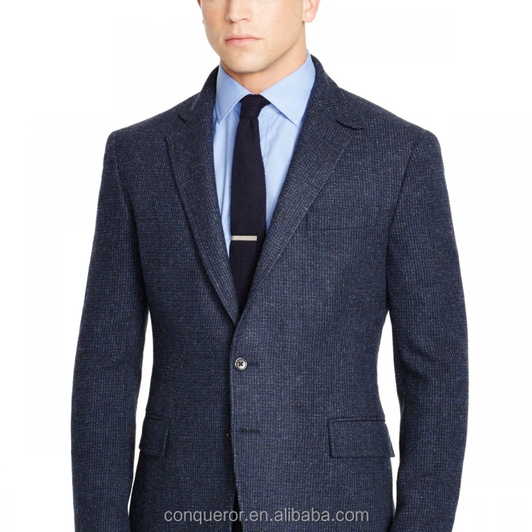 Приталенный мужской деловой костюм по индивидуальному заказу, Модный стильный костюм из мериносовой шерсти E84