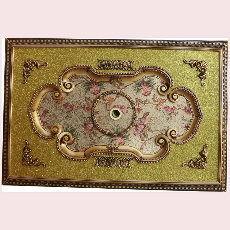 
Luxury classic European style decorative polystyrene ceiling tiles photo 