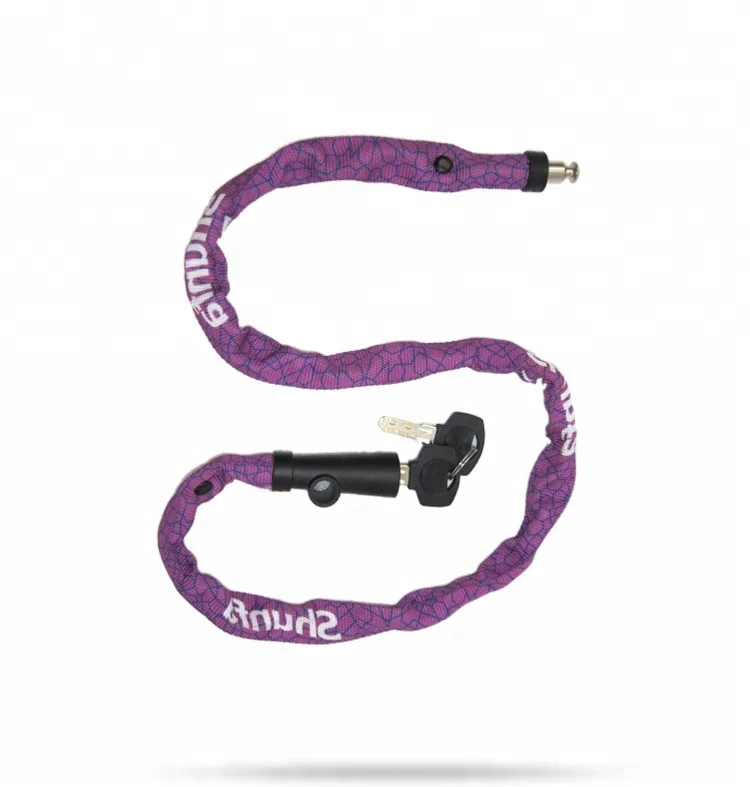 Sf37 портативный 45 # стальной стеклянный дверной замок, велосипедный замок, велосипедный цепной замок с курткой