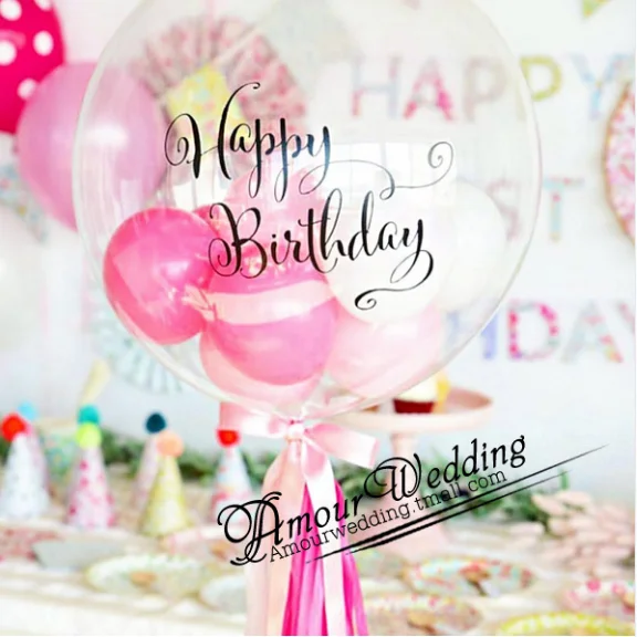 
18inch inflatable helium balloons Clear Transparent PVC thanksgiving Balloon Wedding globos Party Decor baloes led bobo balloon 