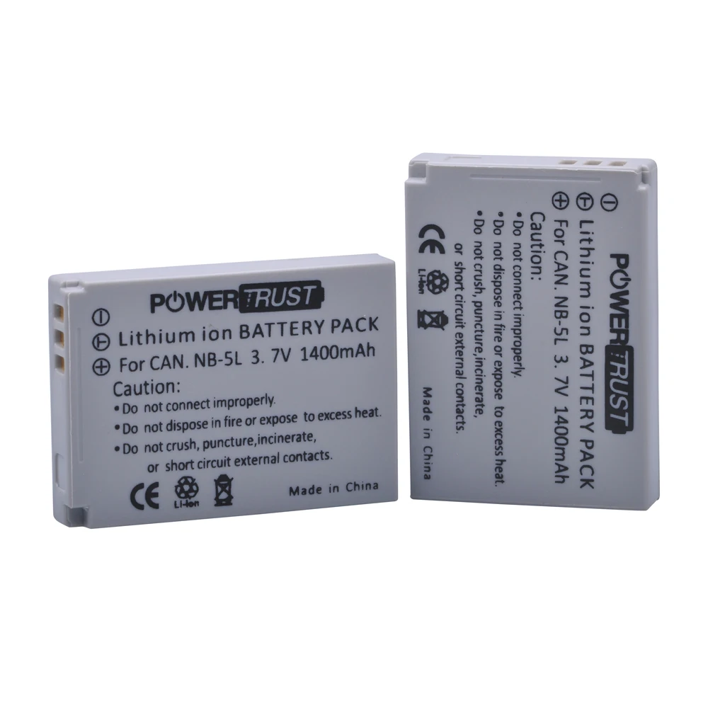 NB-5L NB 5L NB5L Camera Battery for Canon S110 SX200 SX210 SX220 SX230 IS HS IXUS 850 870 800 860 990 SD 950 970