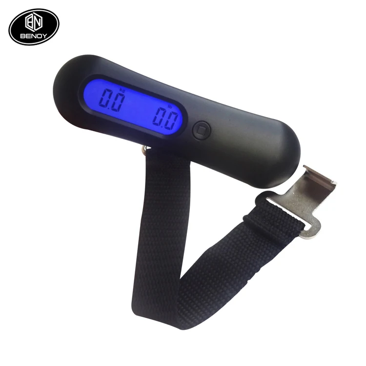 Hotsale portable automatic hanging travel digital luggage weighing scale suitcase scale with backlit LCD display