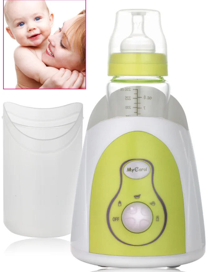 Electric milk heater portable electric food warmer BPA free suitable for infant different bottles warmer baby