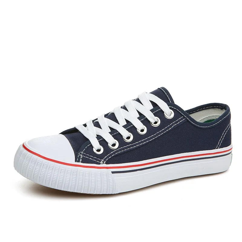 Unisex Low Top Casual Vulcanized Canvas Skate Shoes