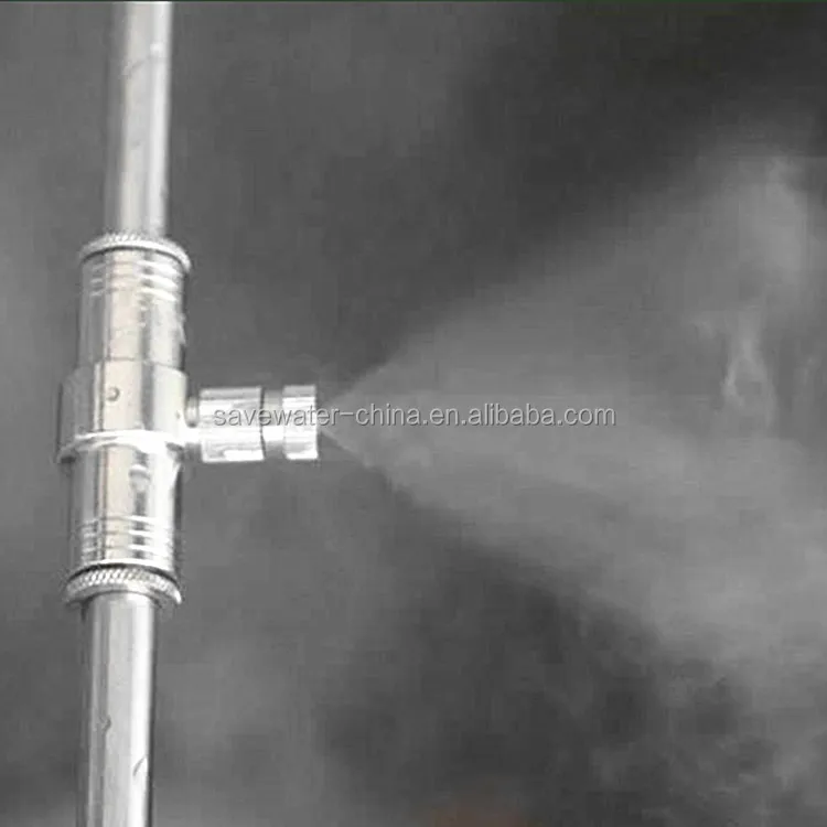 farm equipment cooling system water mist fog greenhouse outdoor poultry pig livestock farm