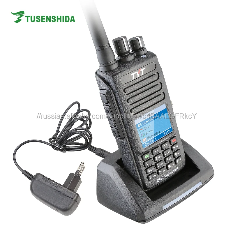 Ручной dual band укв и увч цифровой мобильной радиосвязи tyt-md 390