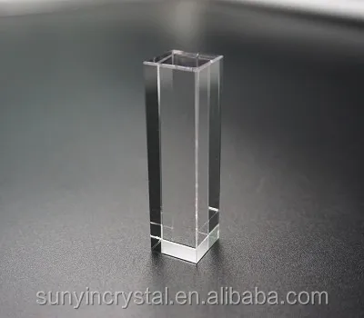 Polished Crystal Abrasion Resistance Sapphire Crystal Optical Glass Lens For Electronic Components