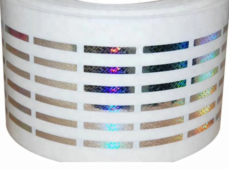 Custom anti theft grey private scratch off label